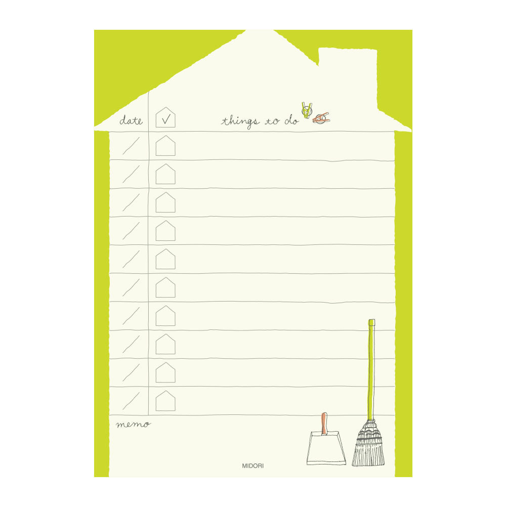 Midori To Do Memo Pad - Zakka