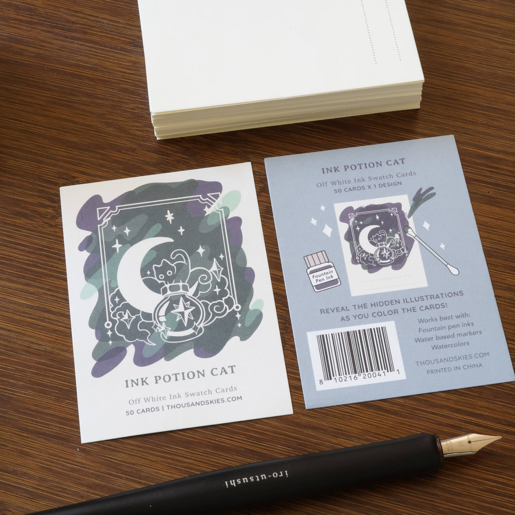 Ink Potion Cat Ink Cards (Pack of 50)