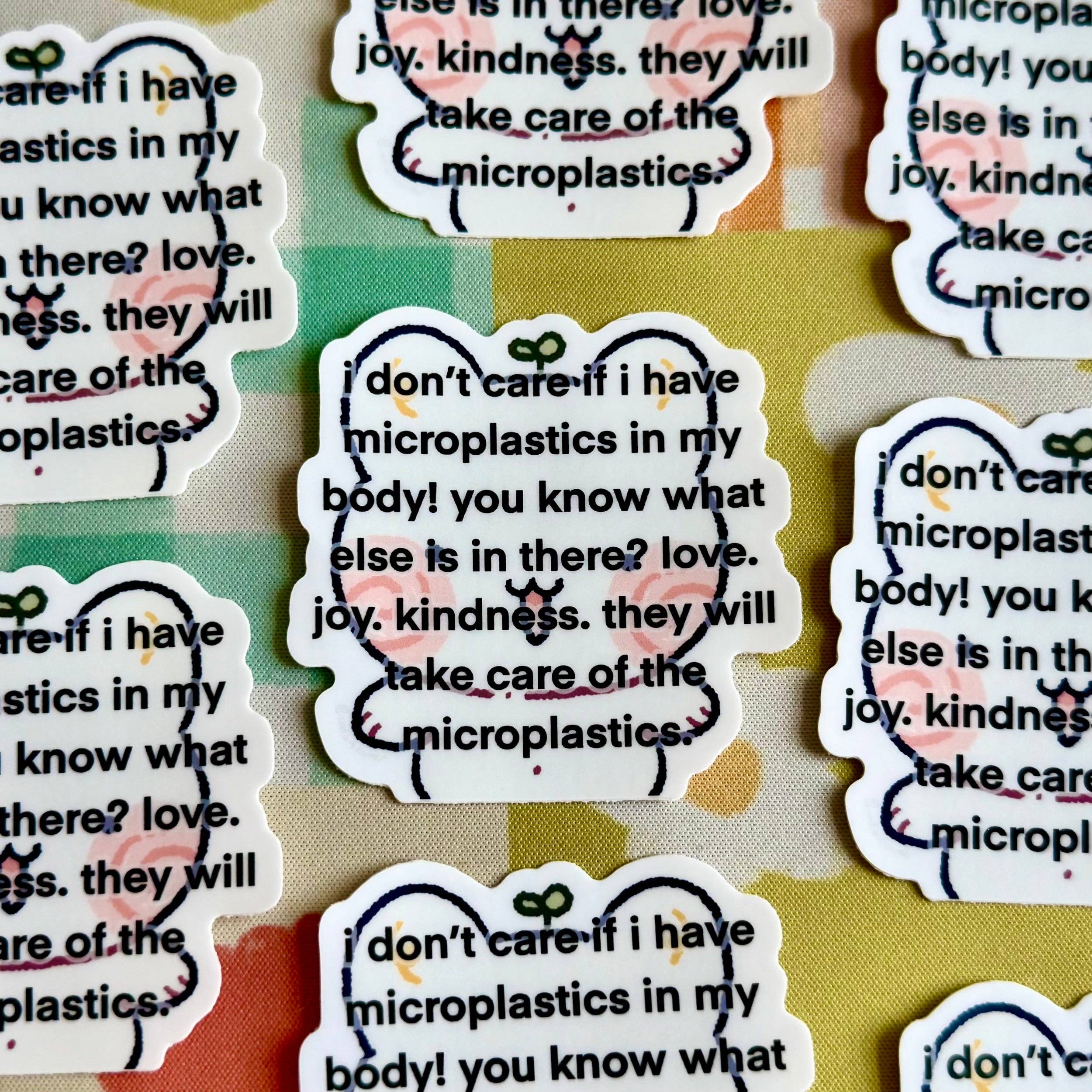 Microplastics Sticker
