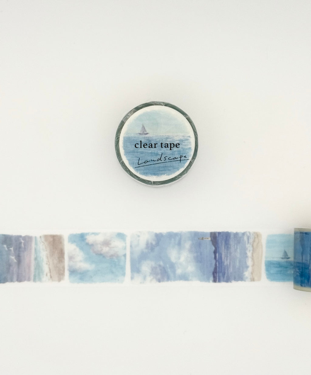 Mind Wave Landscape PET Clear Tape - Calm Morning