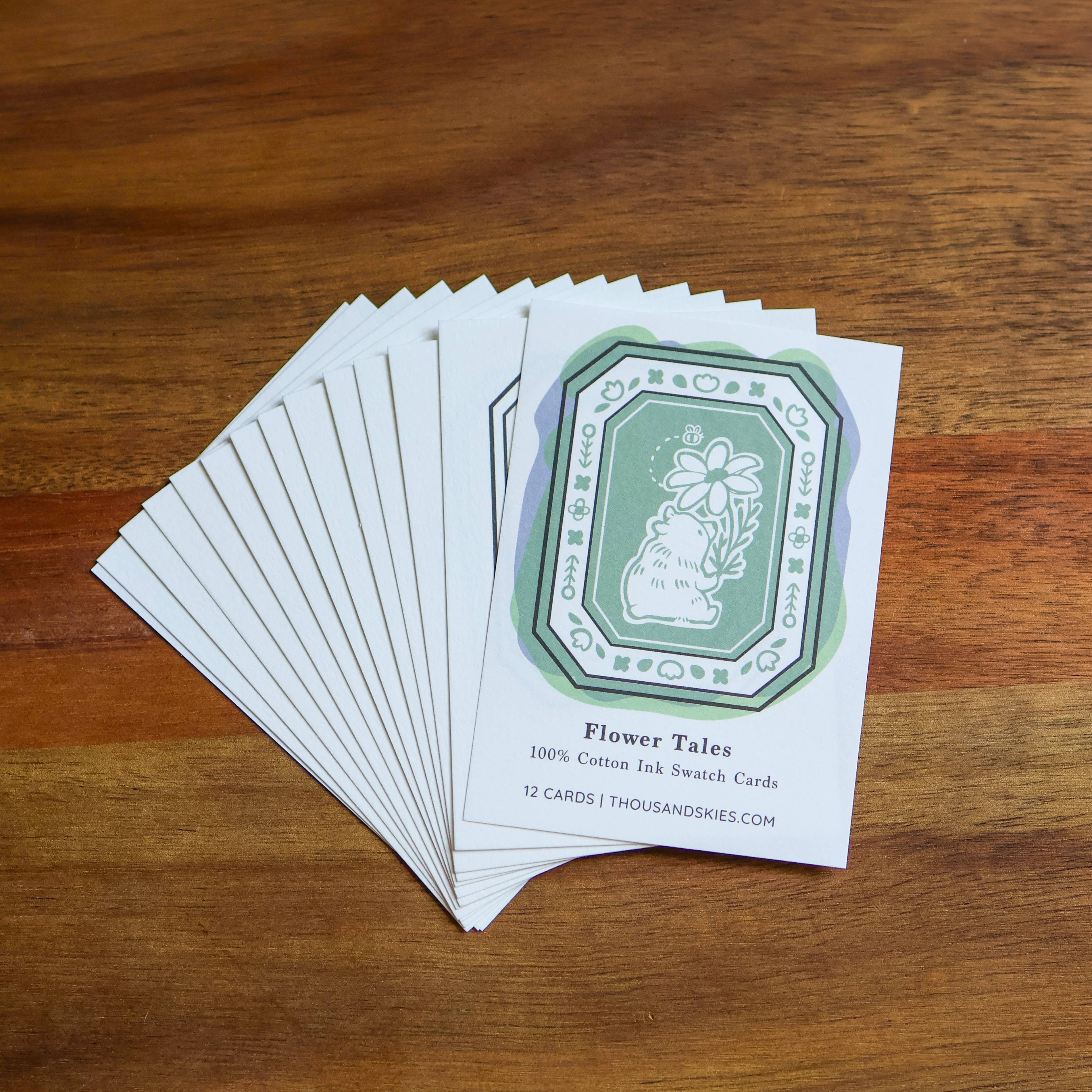 Flower Tales Ink Cards