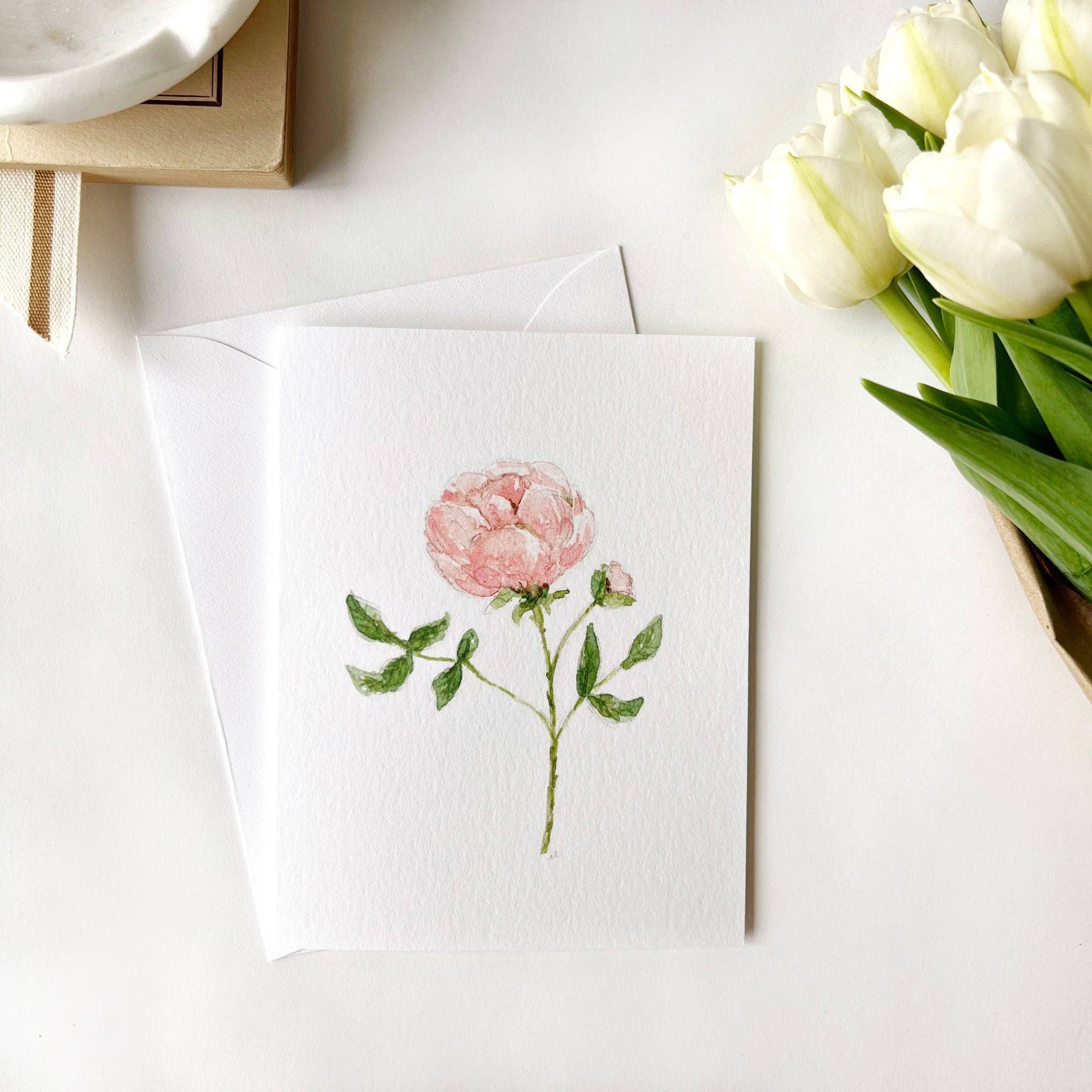 Emily Lex Studio - Garden rose notecard