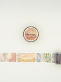 Mind Wave Landscape PET Clear Tape - Akanegumo