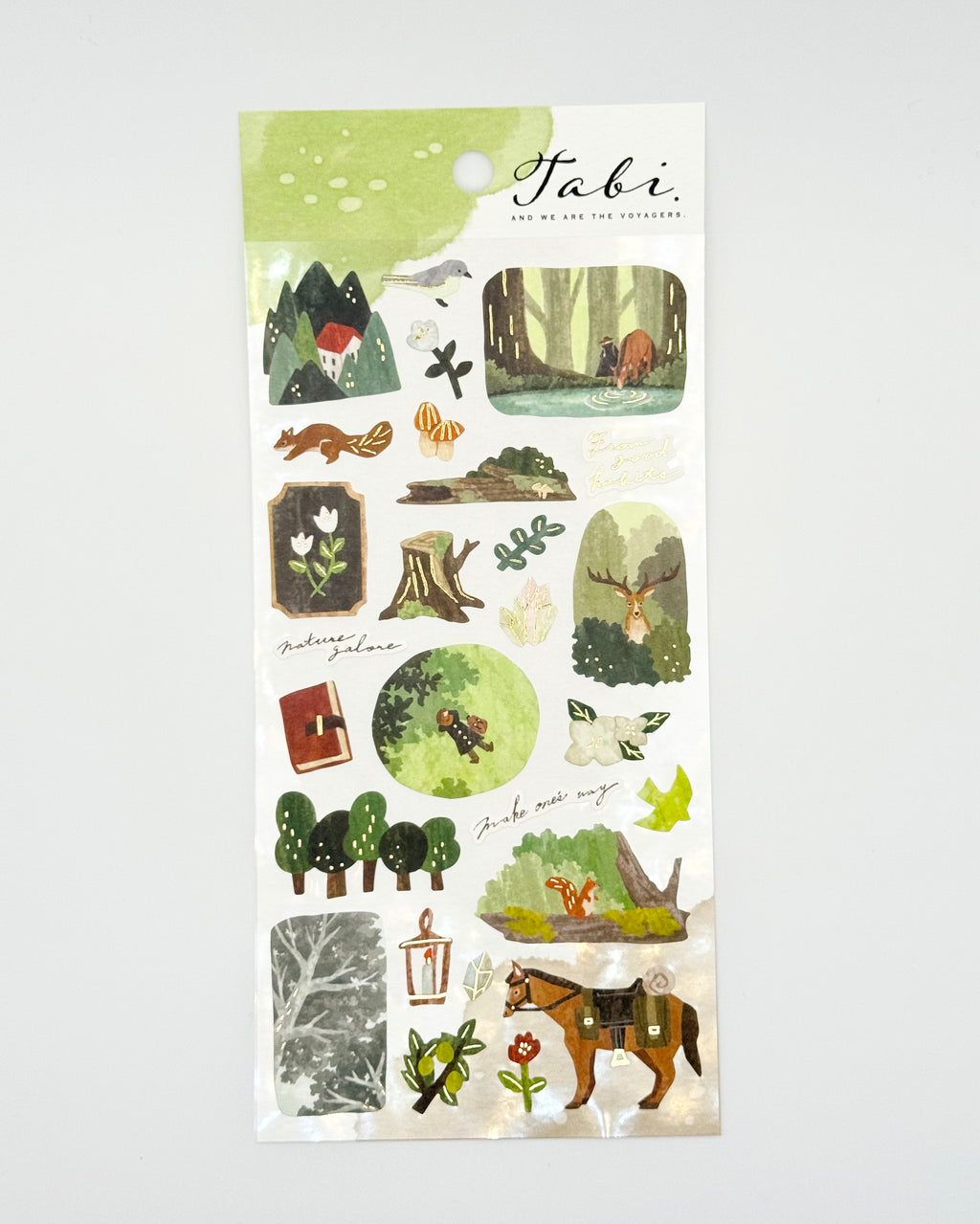 MindWave Tabi Series Sticker Sheet - Forest Country