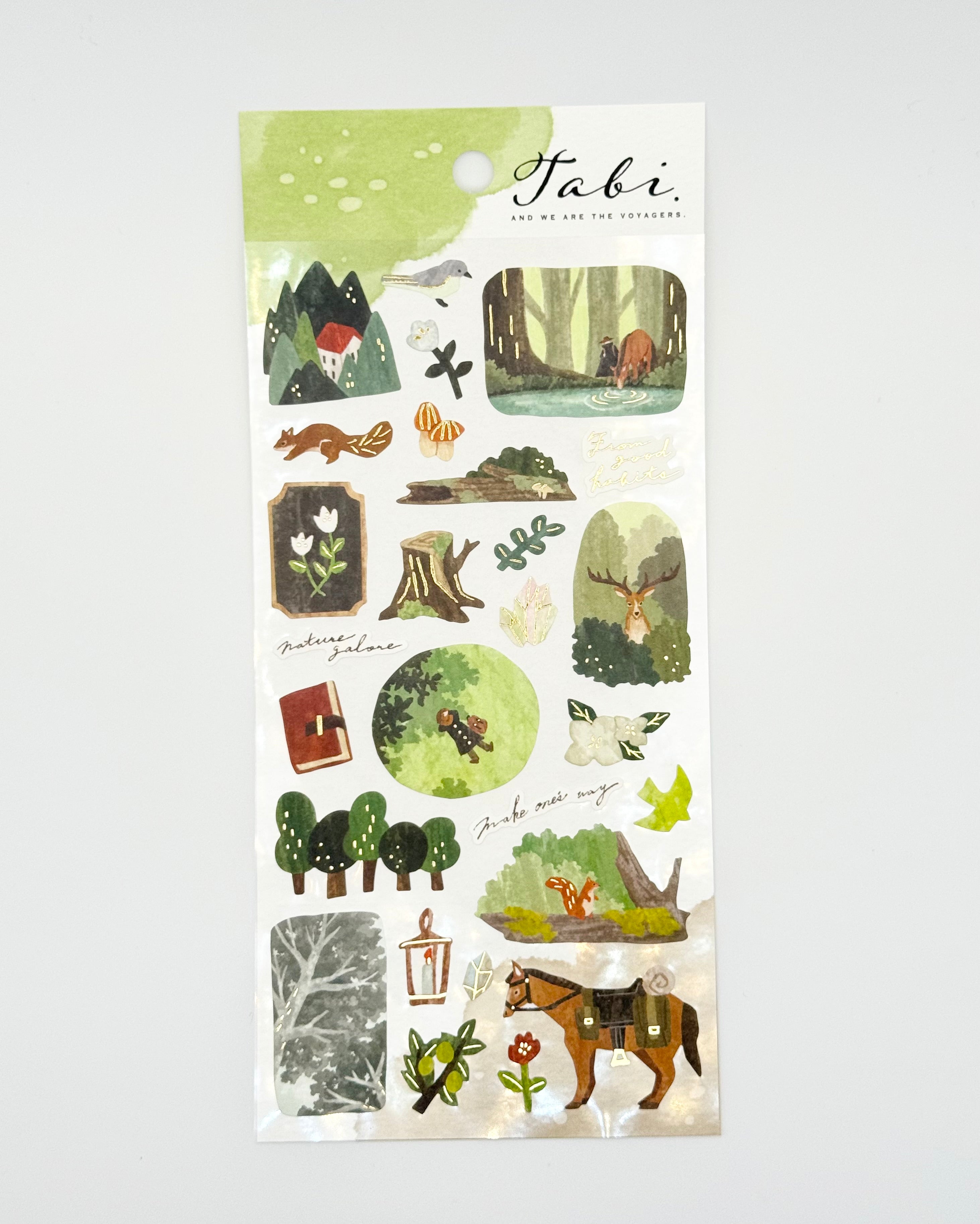 MindWave Tabi Series Sticker Sheet - Forest Country