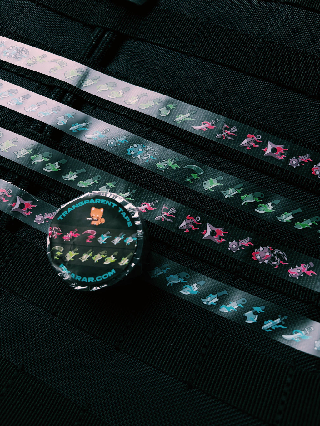 Pikarar Washi tape (clear) | Weapons
