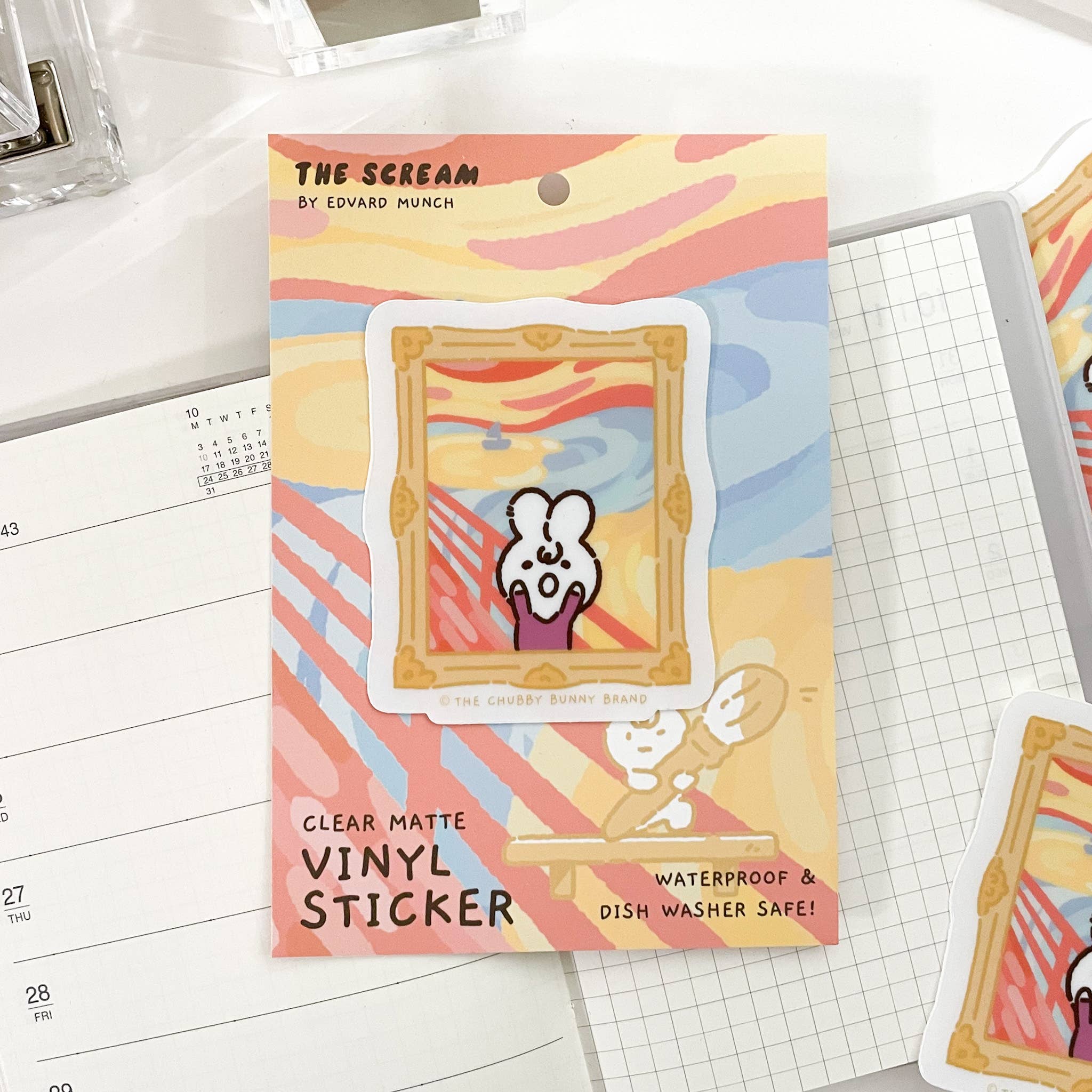 The Scream Vinyl Sticker