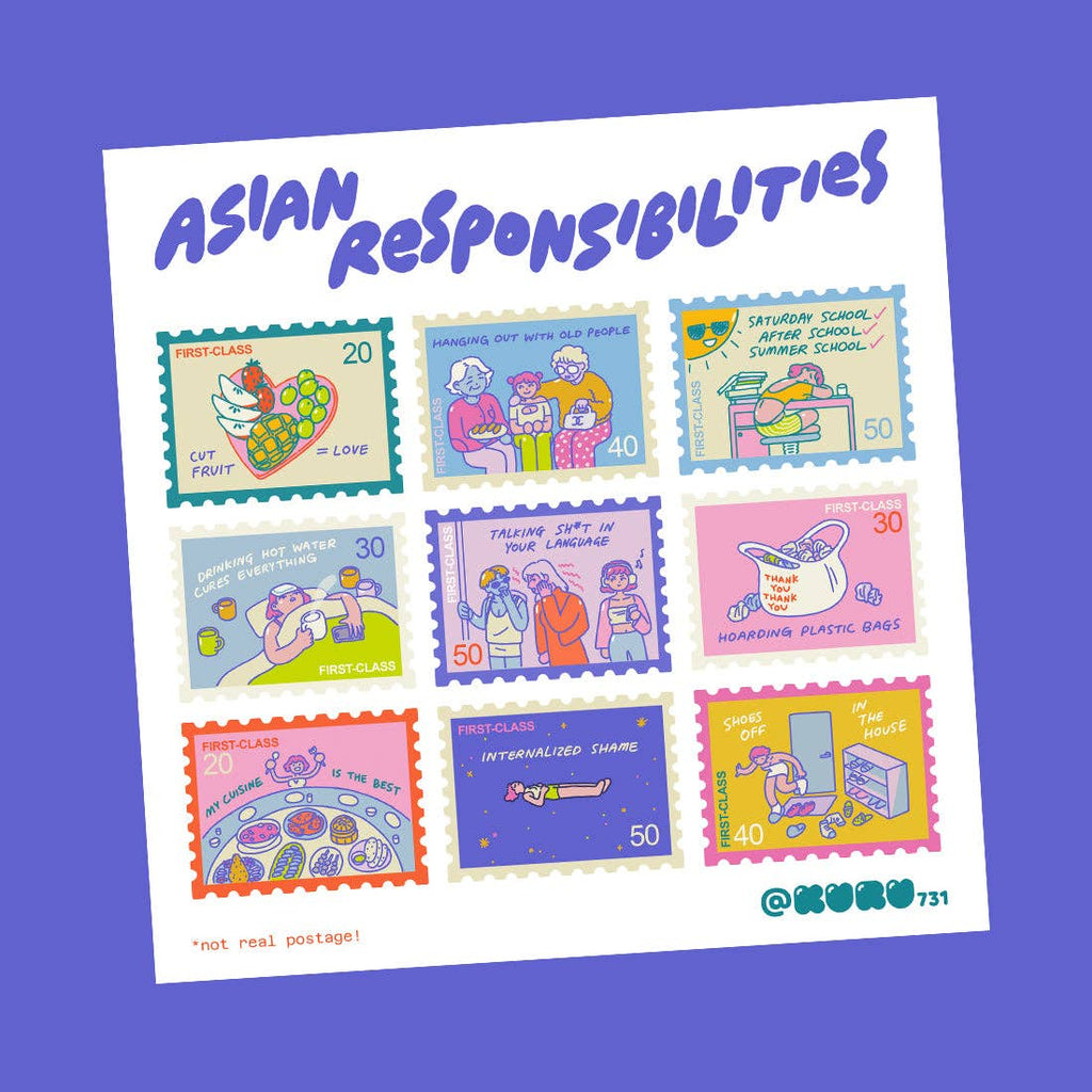 Responsibilities Stamp Washi Tape