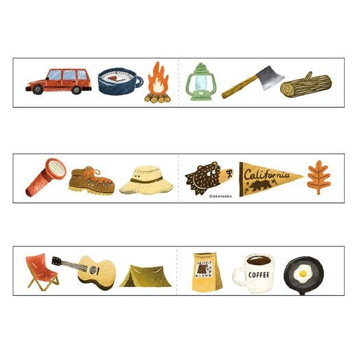 Greeting Life - Camping Clear Washi Tape