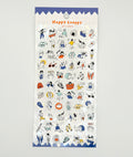 Happy Snappy Sticker Sheet - Blue