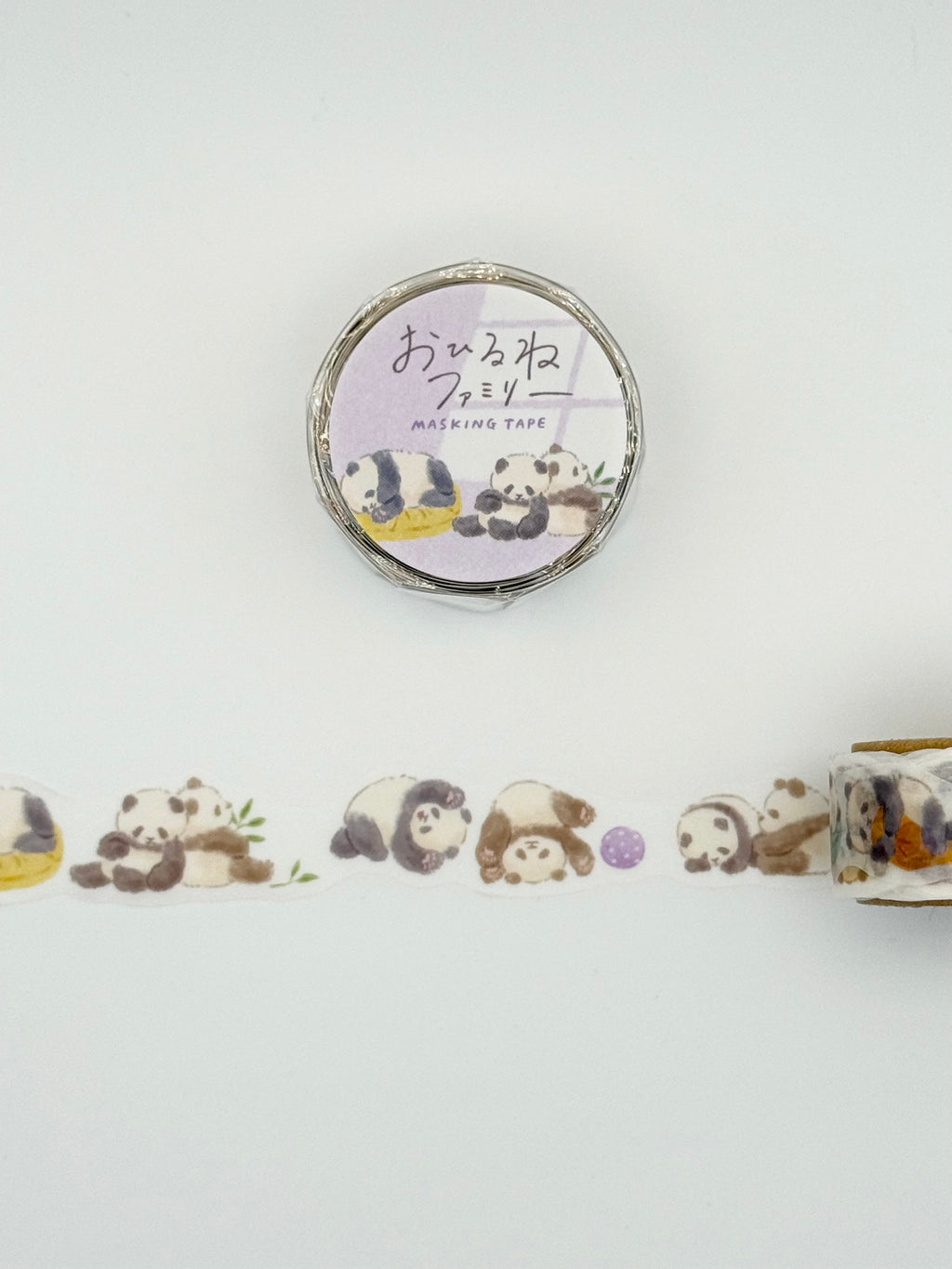 Mind Wave Die-Cut Washi Masking Tape - Naptime Family - Pandas