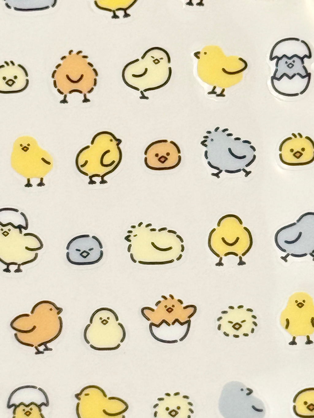 Tiny Tiny Sticker Sheet - Hiyoko