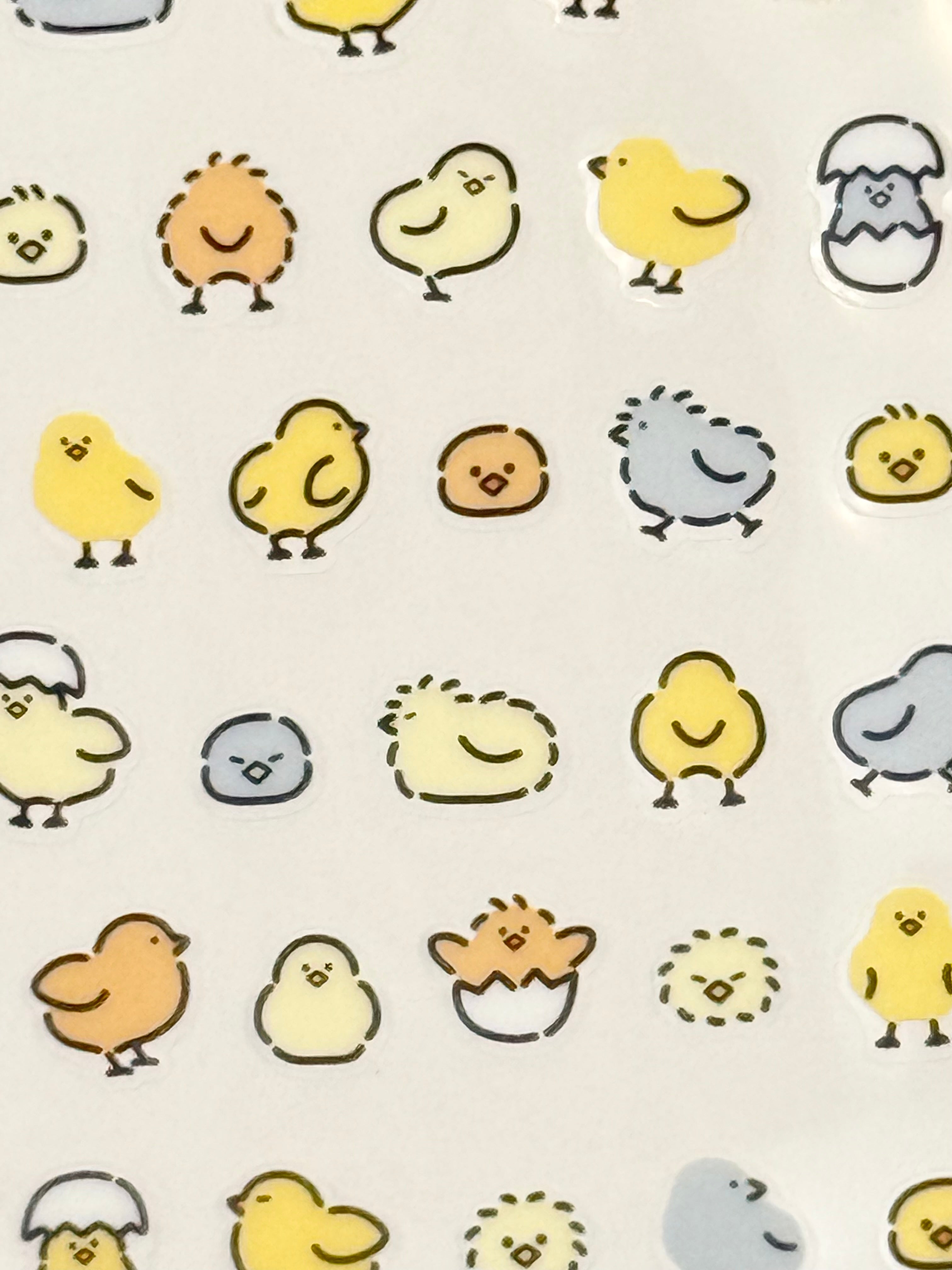 Tiny Tiny Sticker Sheet - Hiyoko