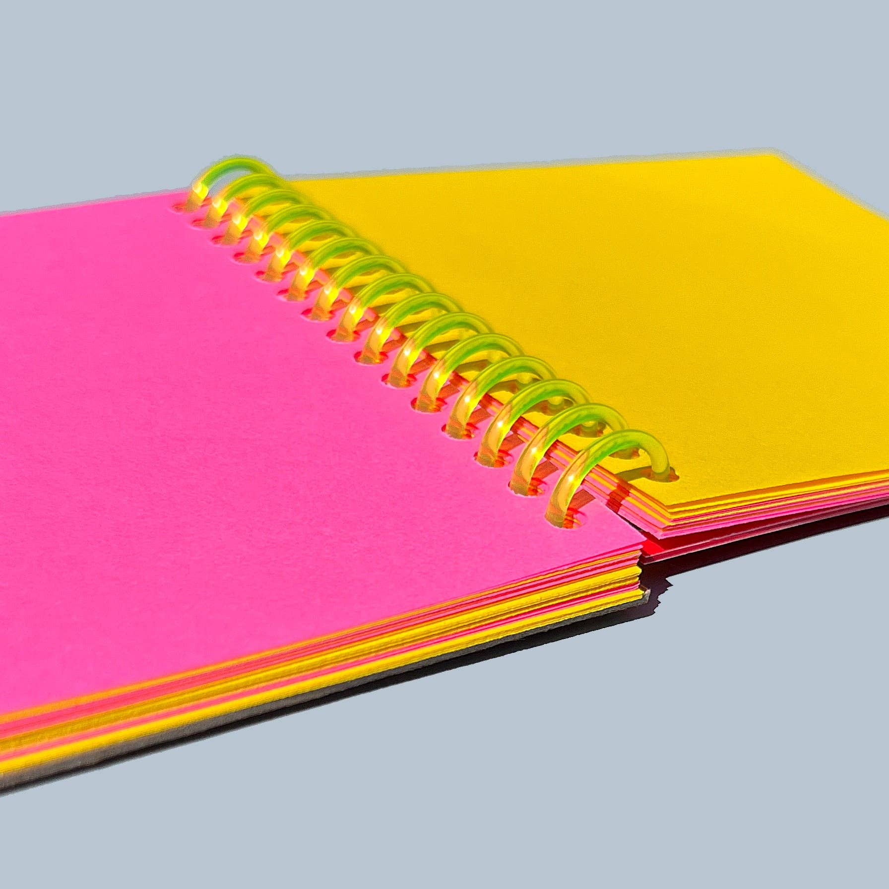 White Strawberry Spiral Notepad