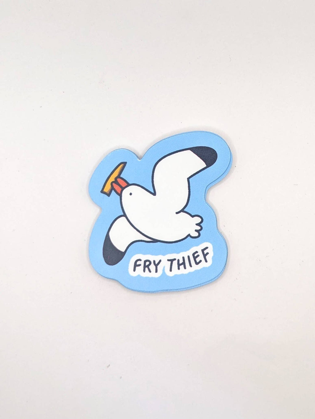 Fry Thief Seagull Vinyl Sticker