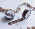 Grey Wednesday Gold Metallic Foil Washi Tape
