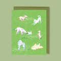 Dog Days Greeting Card