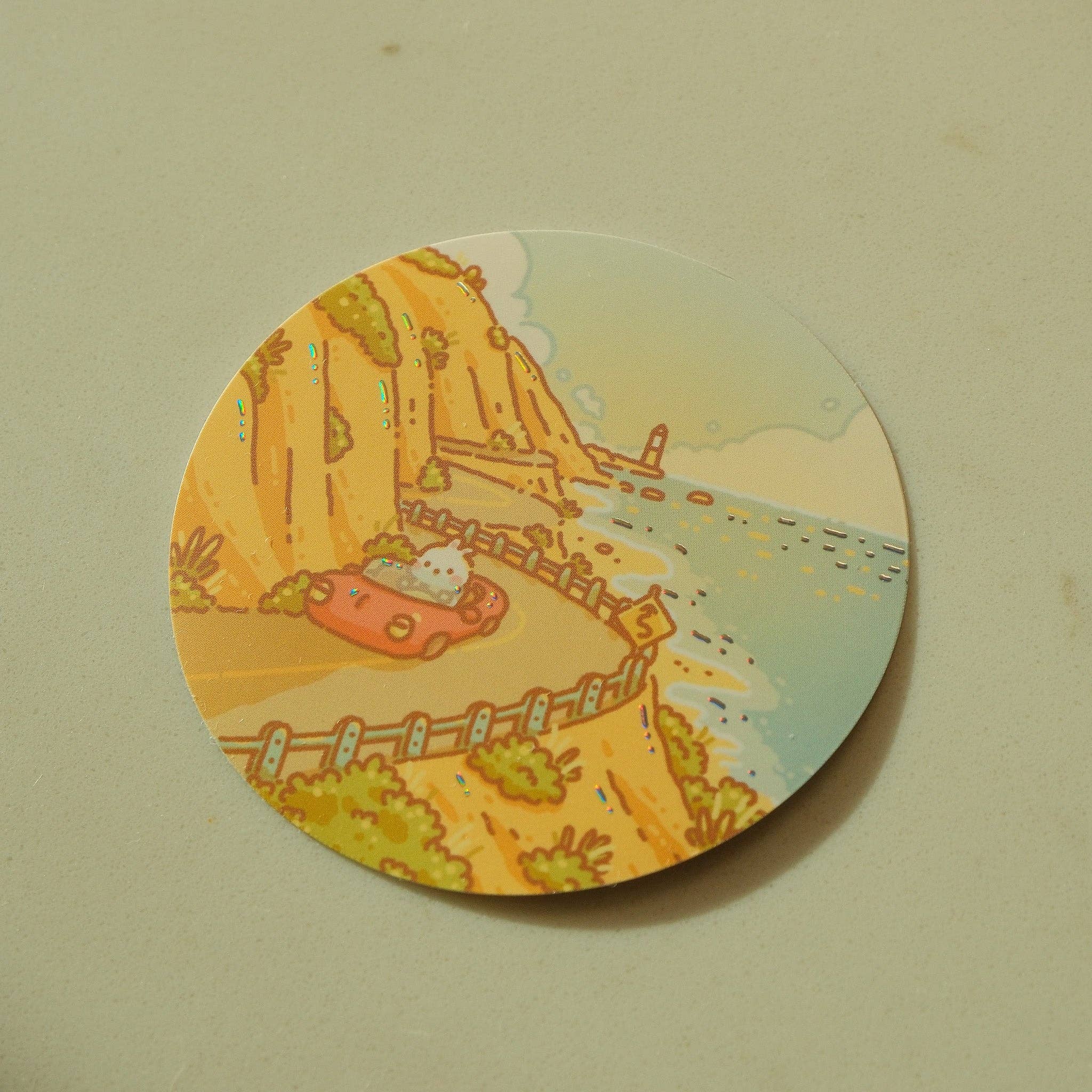 Highway 1 - California Series Die Cut Sticker