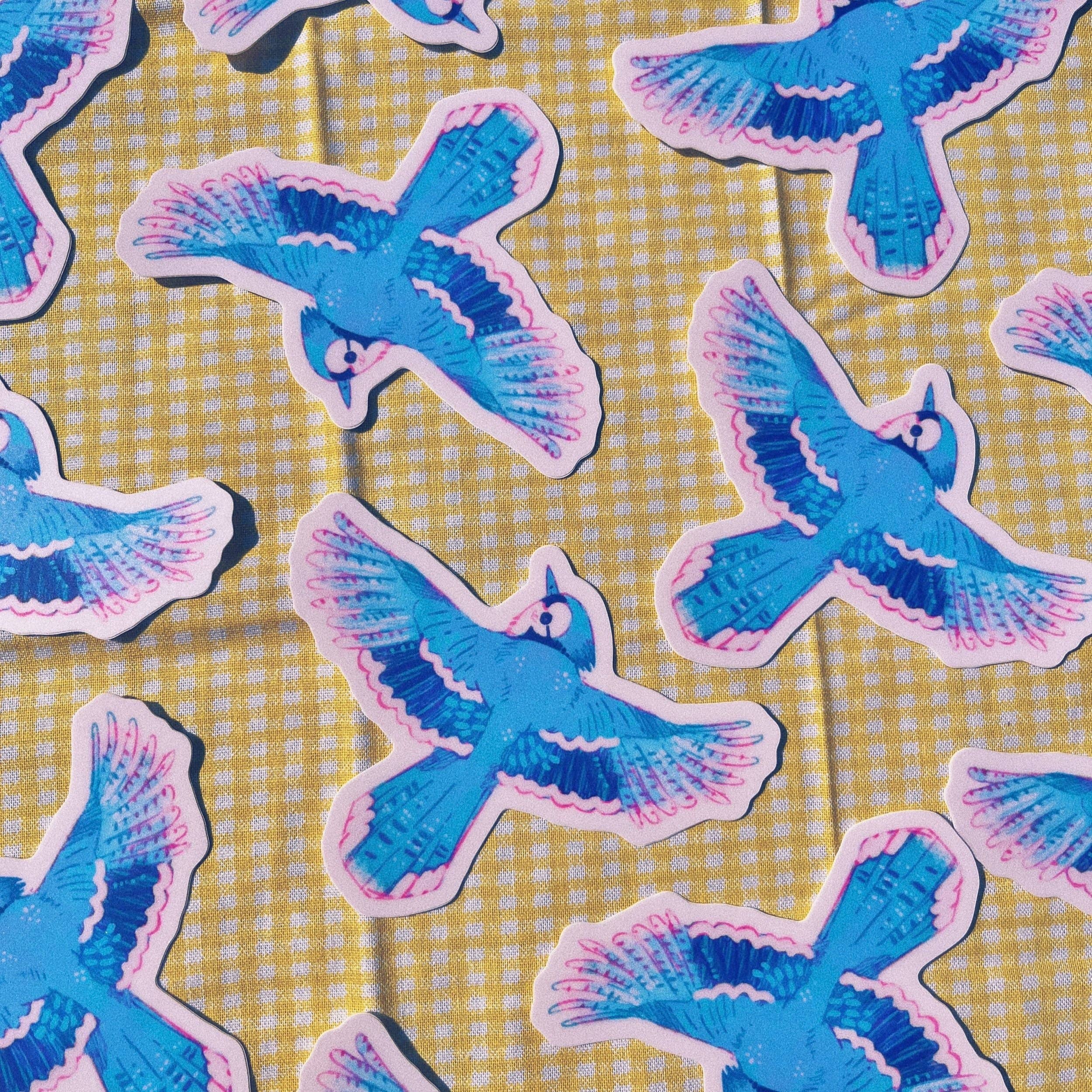 Blue Jay Vinyl Sticker