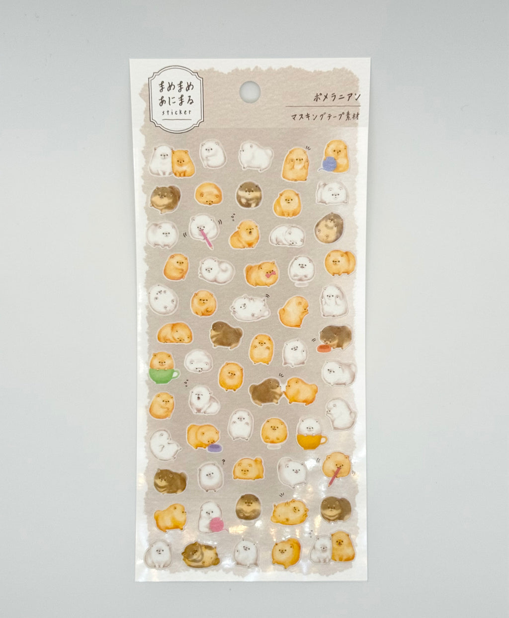 Mame Mame Sticker Sheet - Pomeranian
