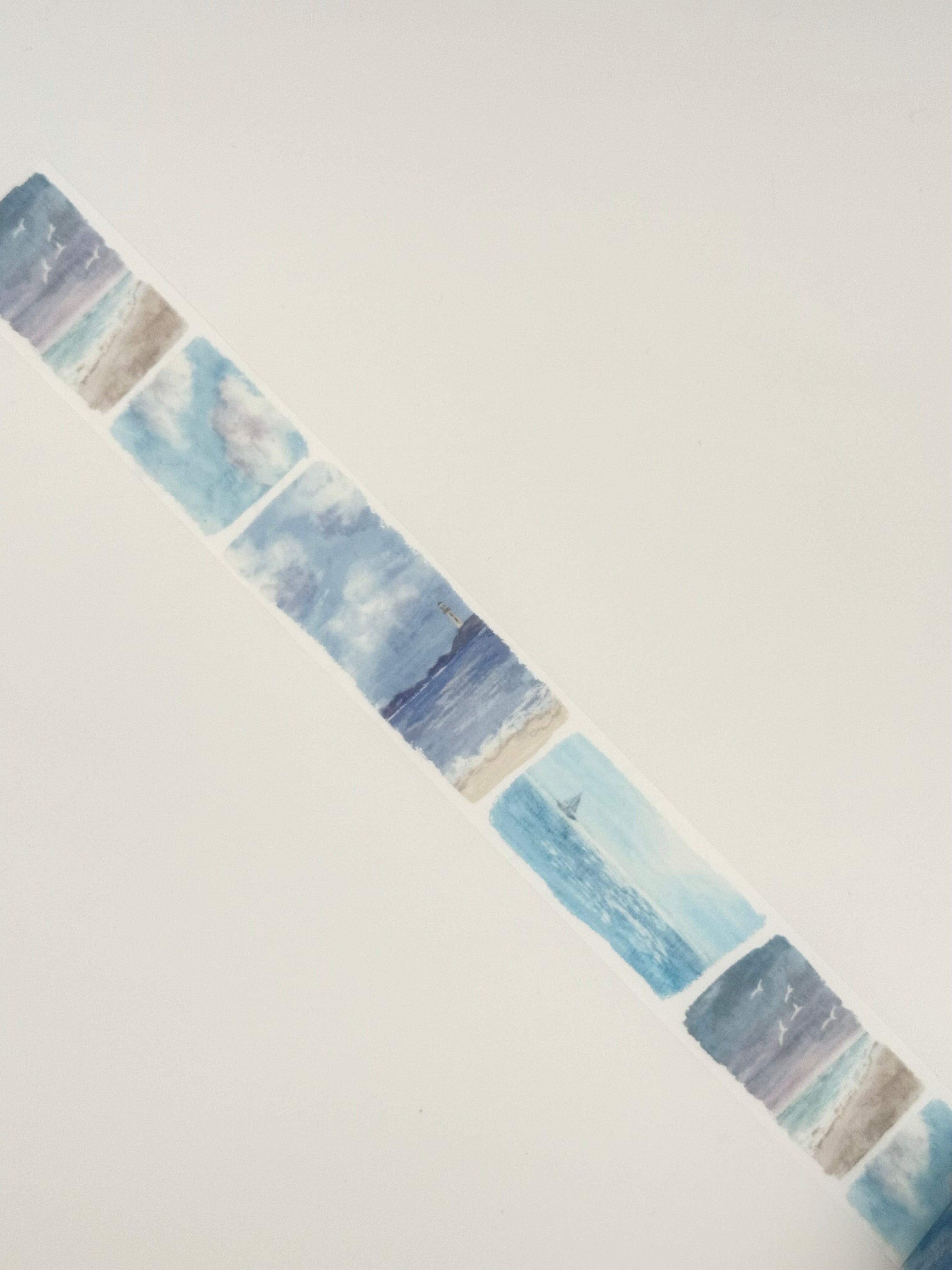 Mind Wave Landscape PET Clear Tape - Calm Morning