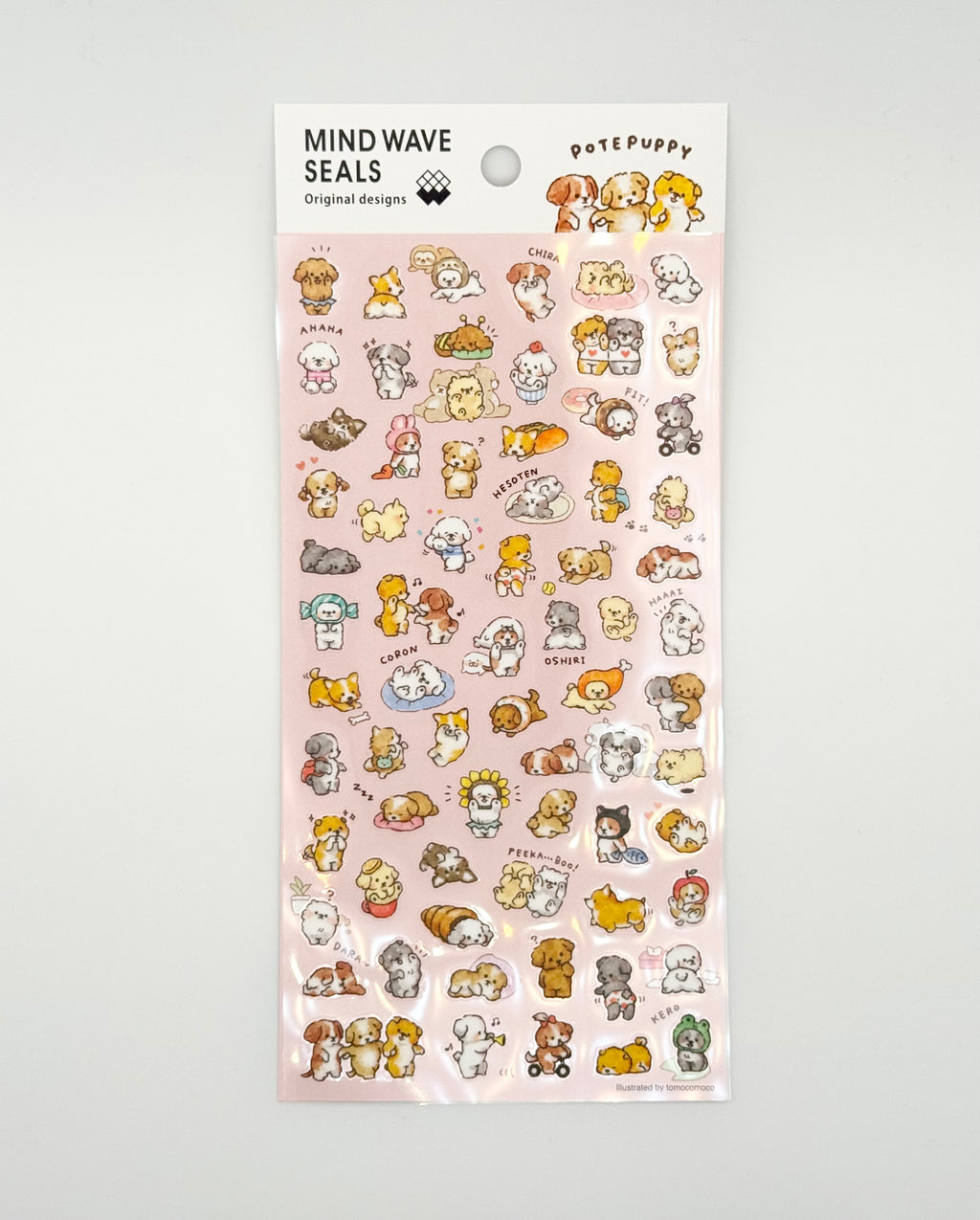MindWave Seals Sticker Sheet - Pote Puppy
