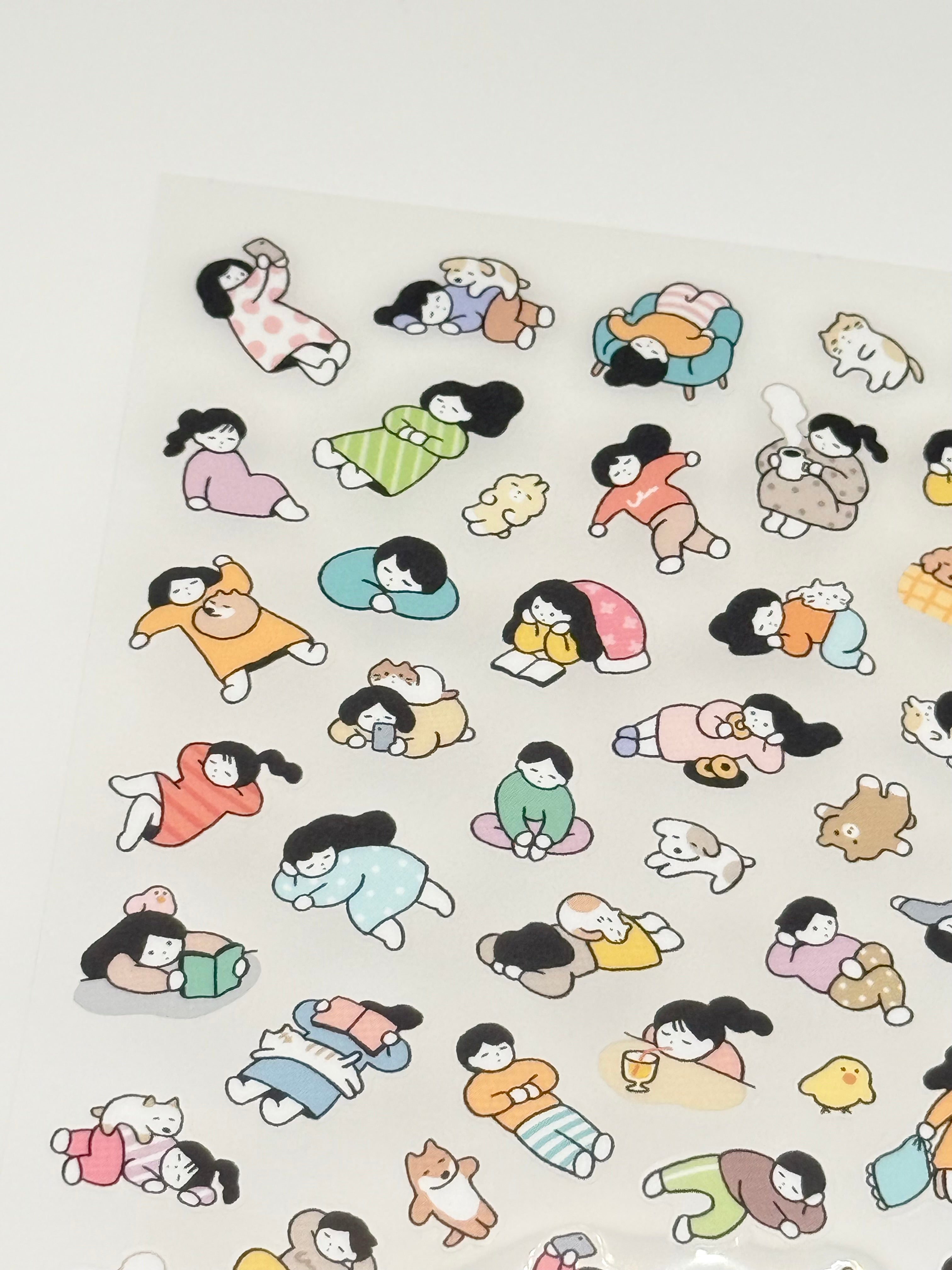 MindWave Sticker Sheet - Seals Original Designs - Off Day