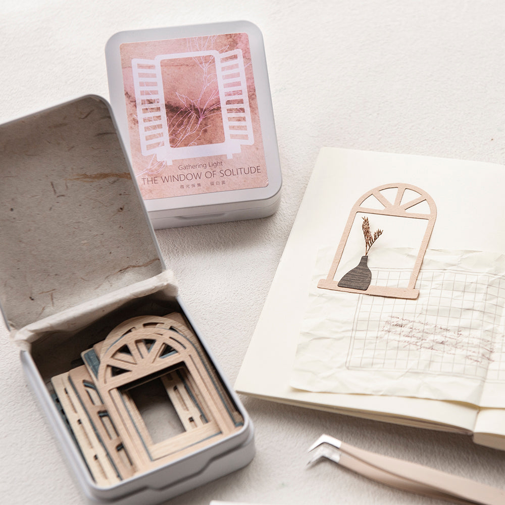 MU Lifestyle - Journaling Die-Cut Card Series - The Windows of Solitude
