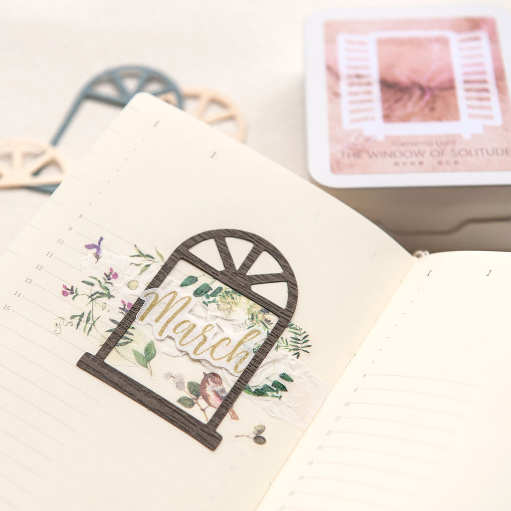 MU Lifestyle - Journaling Die-Cut Card Series - The Windows of Solitude