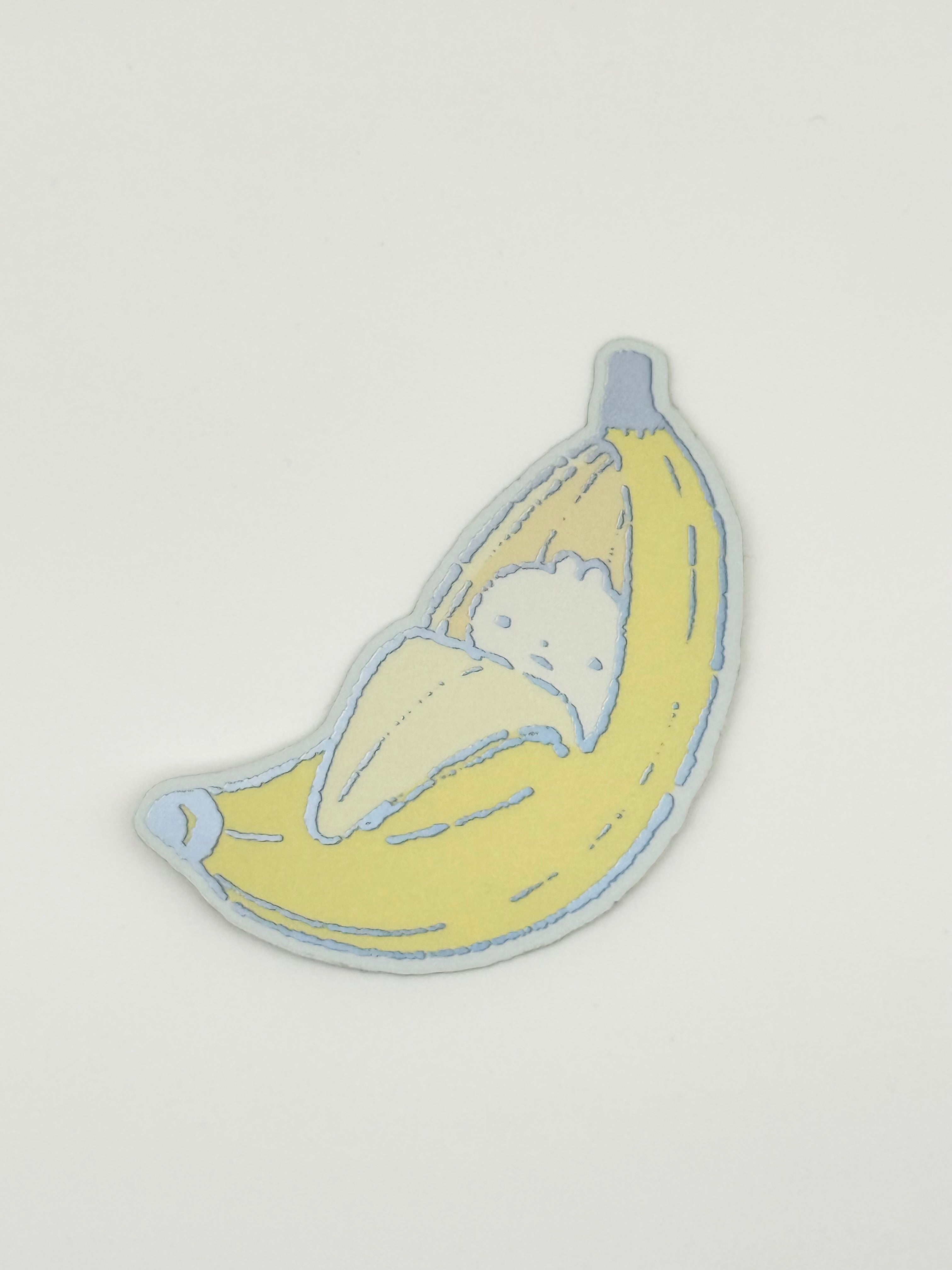 Banana Bun Sticker
