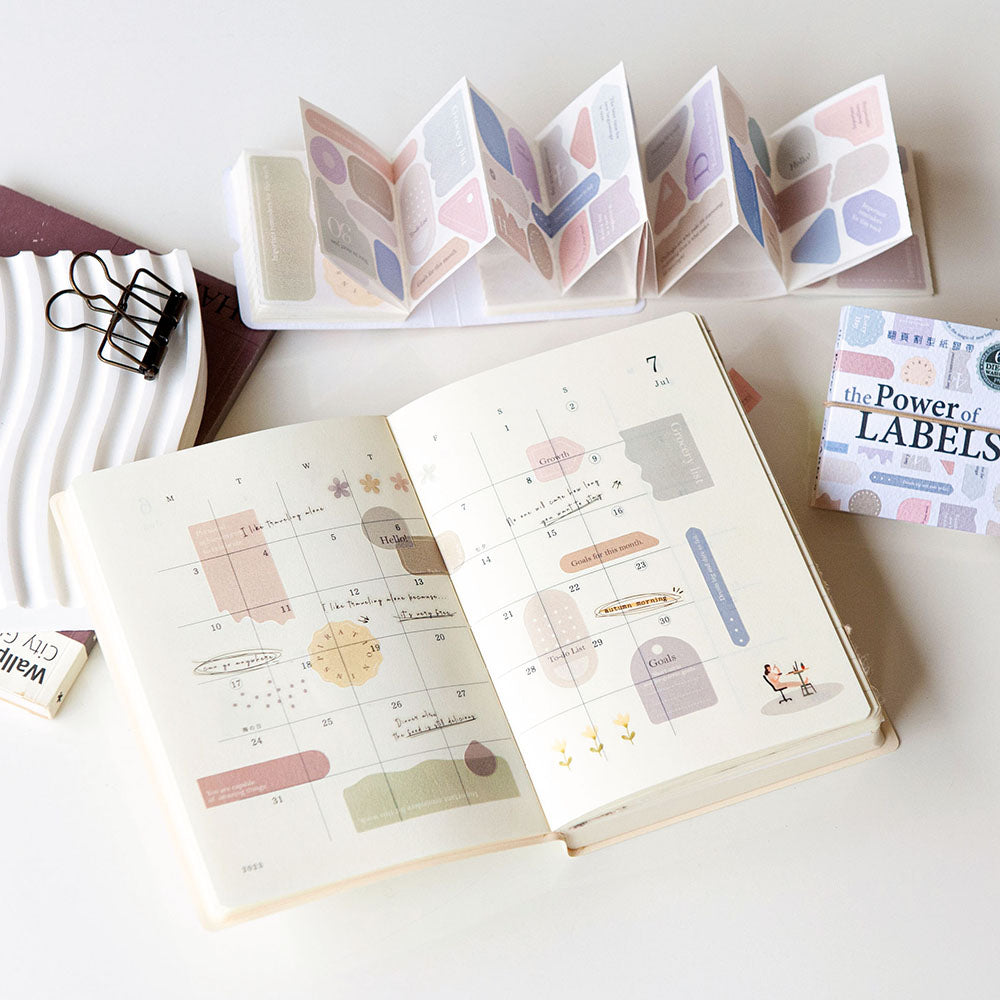 MU Lifestyle - Page-turn die-cut washi tape