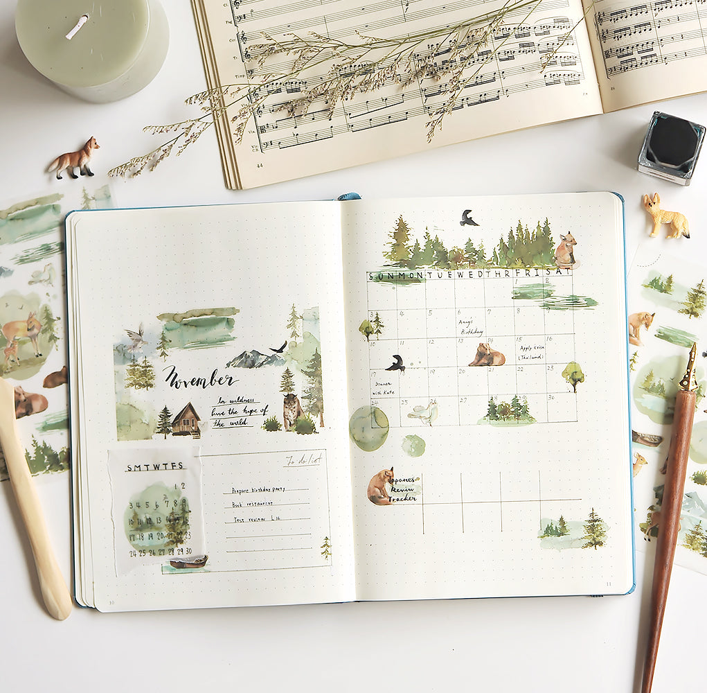 MU Lifestyle - Print-On Stickers / 096 - Forest Life
