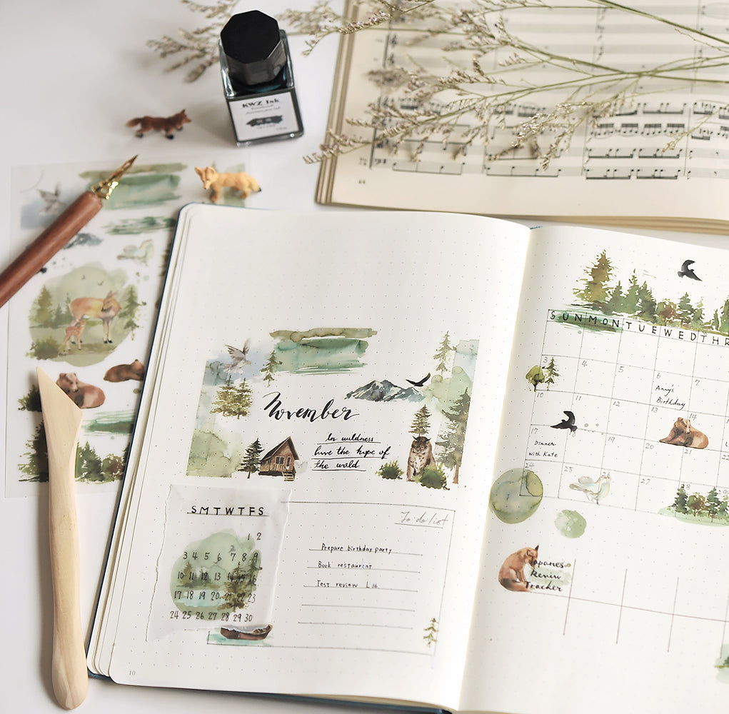 MU Lifestyle - Print-On Stickers / 096 - Forest Life