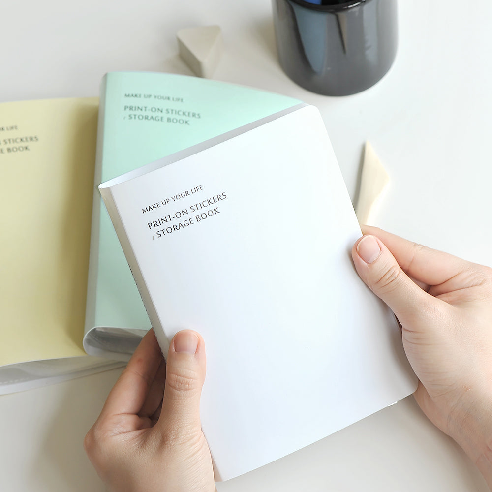 MU Lifestyle - Print-On Stickers Storage Book