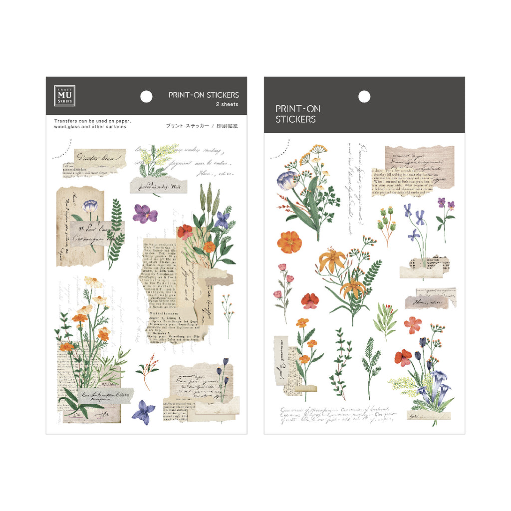 MU Lifestyle - Print-On Stickers / 213 - Autumn Afternoon