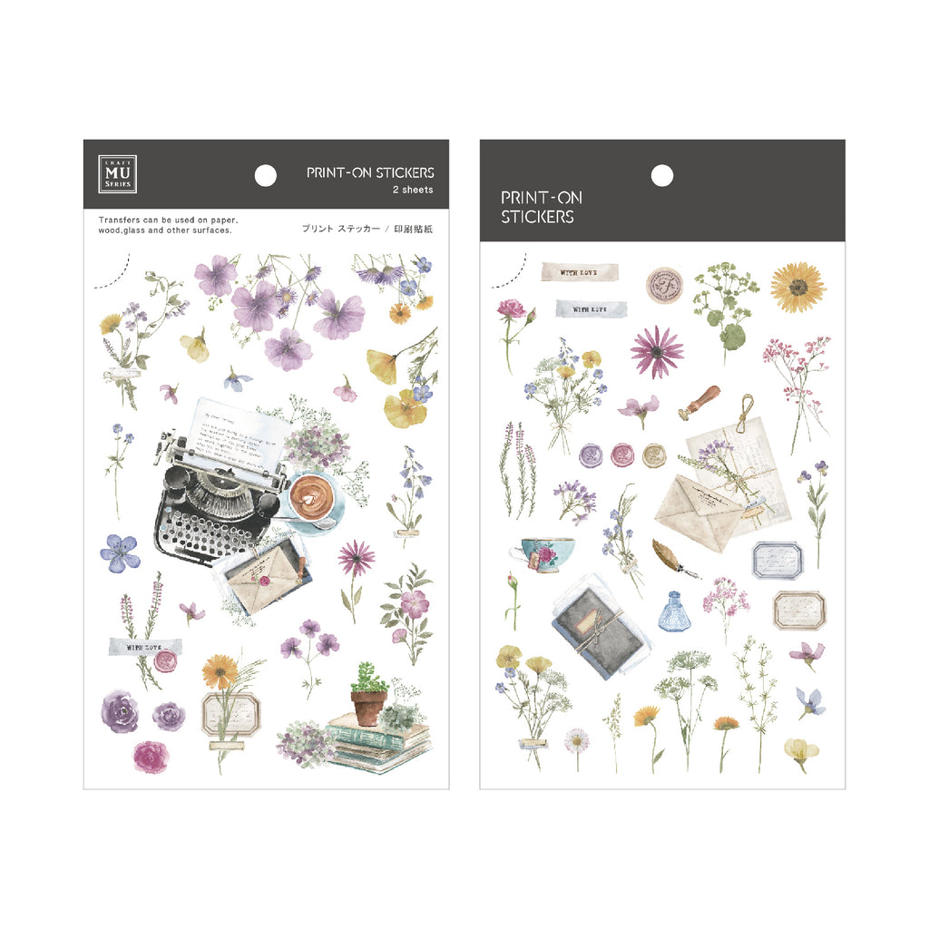 MU Lifestyle - Print-On Stickers / 214 - Typewriter