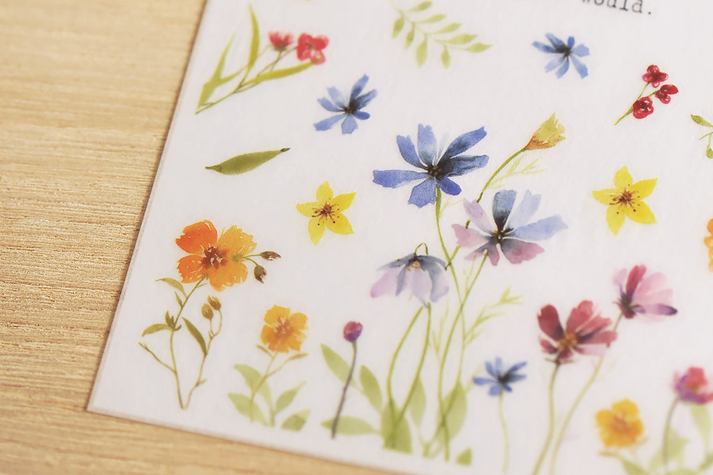 MU Lifestyle - Print-On Stickers / 121 - Flowers