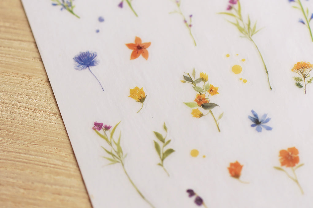 MU Lifestyle - Print-On Stickers / 121 - Flowers