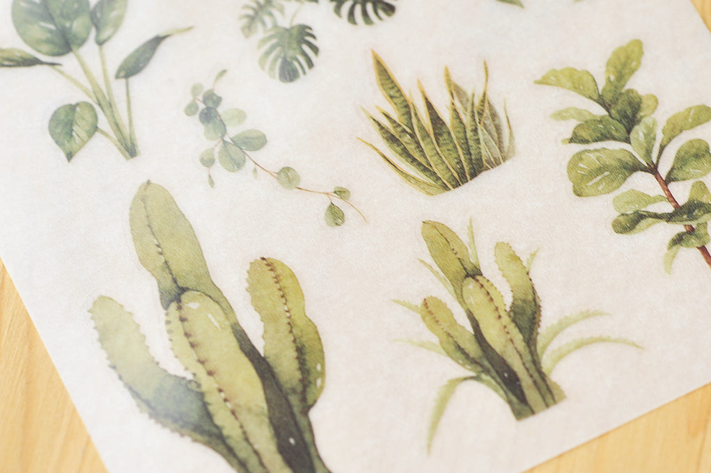 MU Lifestyle - Print-On Stickers / 037 - Cactus