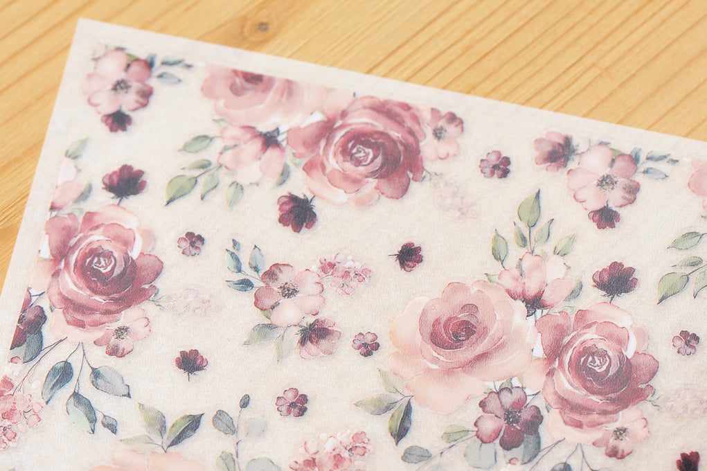 MU Lifestyle - Print-On Stickers / 038 - Red Roses