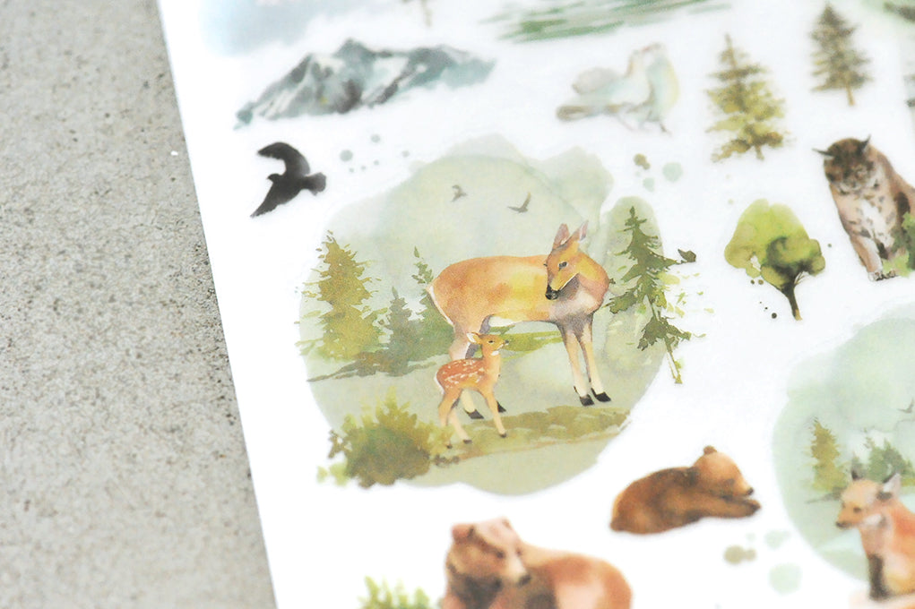 MU Lifestyle - Print-On Stickers / 096 - Forest Life