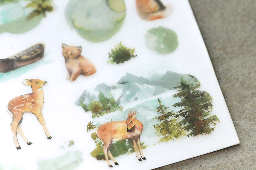 MU Lifestyle - Print-On Stickers / 096 - Forest Life