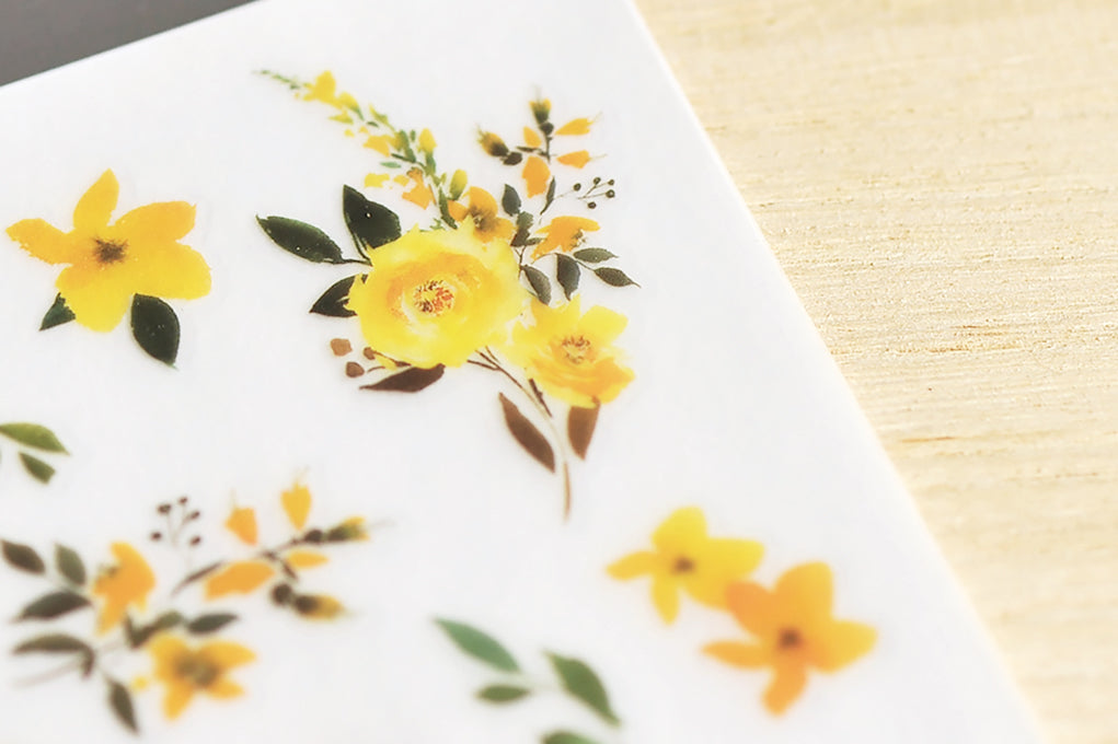 MU Lifestyle - Print-On Stickers / 106 - Yellow Roses