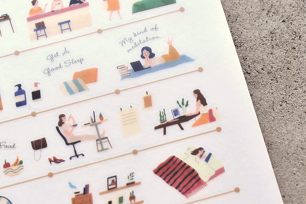 MU Lifestyle - Print-On Stickers / 135 - My Daily Life