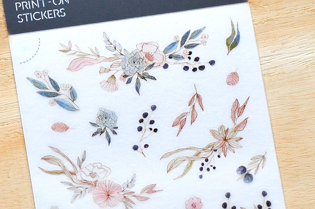 MU Lifestyle - Print-On Stickers / 173 - Be Always Blooming