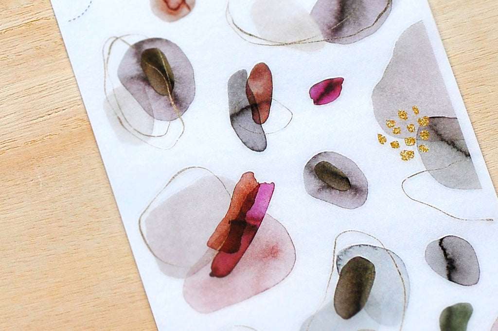 MU Lifestyle - Print-On Stickers / 179 - Vintage Watercolor