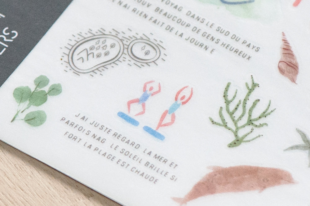 MU Lifestyle - Print-On Stickers / 198 - Sea Life