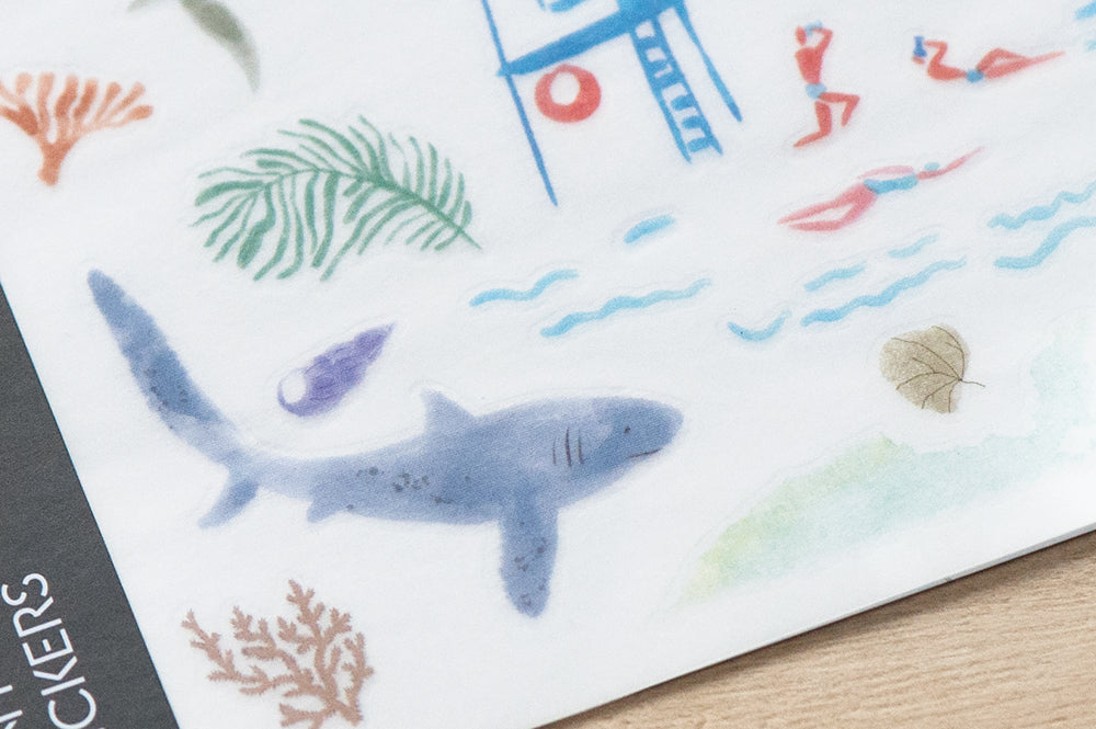 MU Lifestyle - Print-On Stickers / 198 - Sea Life