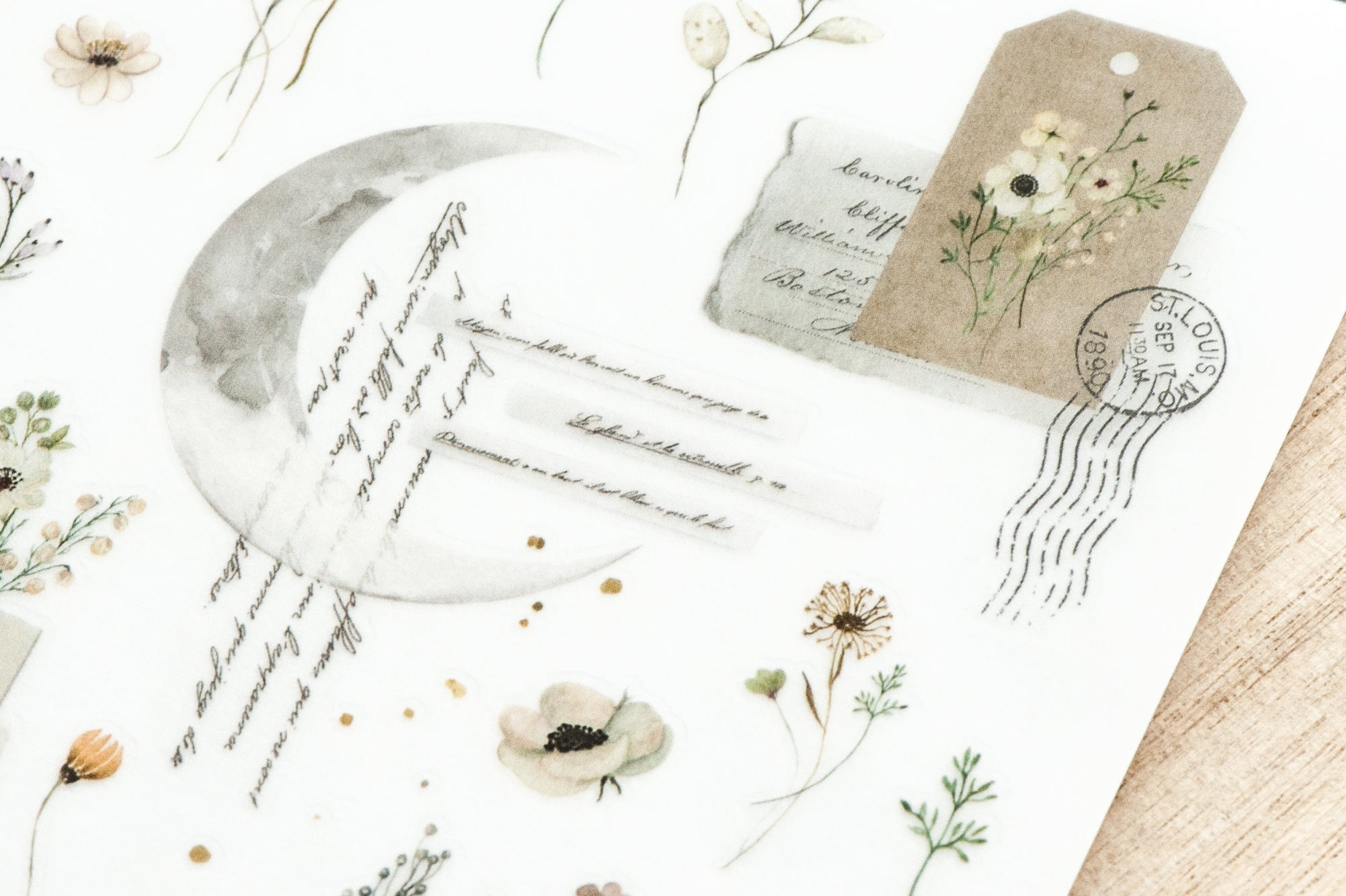 MU Lifestyle - Print-On Stickers / 200 - Moon