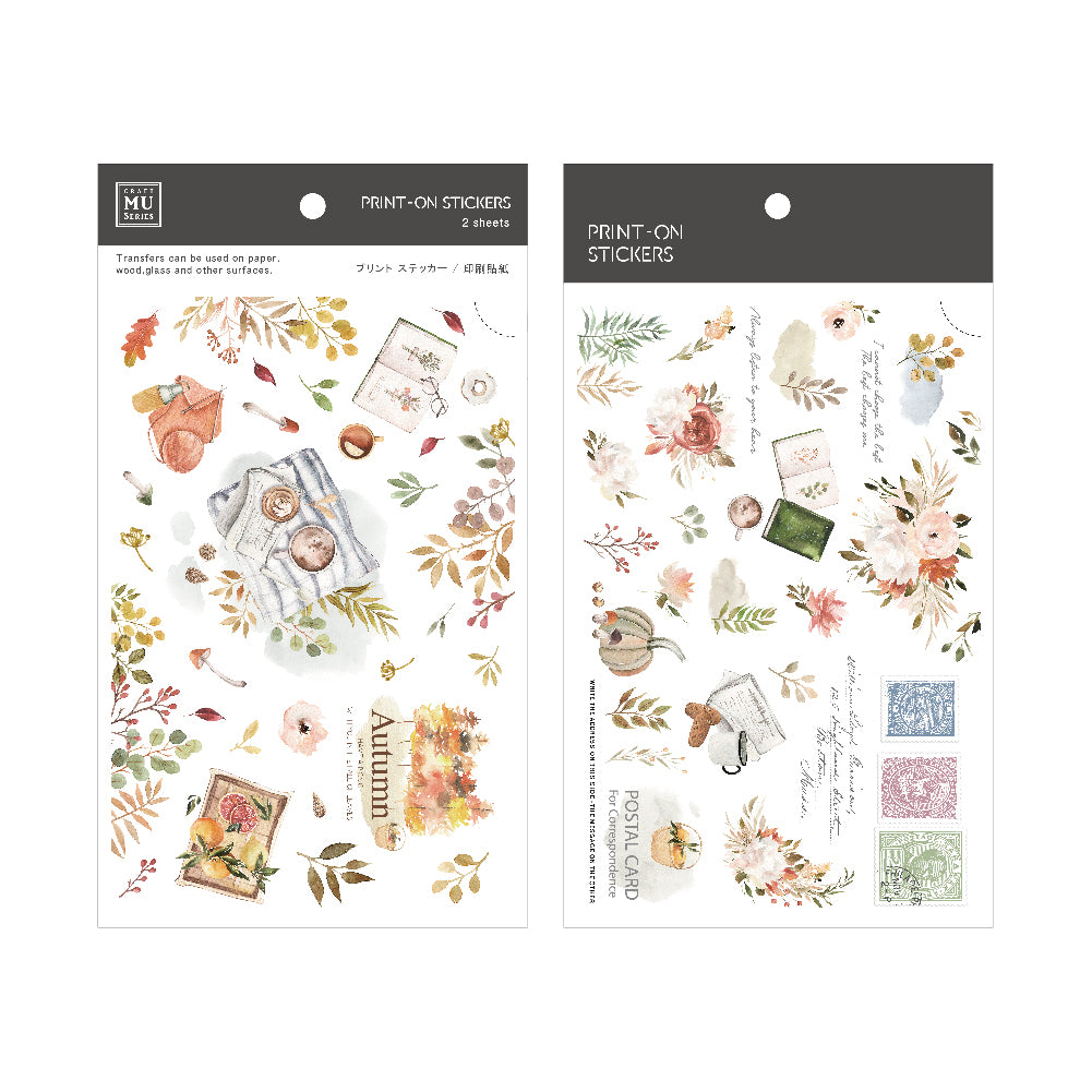 MU Lifestyle - Print-On Stickers / 207 - Autumn